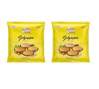 Atul Bakery Khakhra Various Flavours (200 Gram) - Crispy Delicious Bite - Traditional Gujarati Khakhra - Enjoy At Tea Time - Easy to Carry Anywhere (Pack of 2, Khakhra Golgappa)