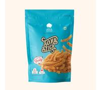 Atul Bakery Namkeens Savory Snacks (200 Gram) - Easy to Carry Anywhere - Crispy, Crunchy & Spicy - Made With Authentic Taste - Enjoy At Tea Time (Pack of 1, Atul Bakery Soya Stick)