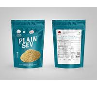 Atul Bakery Plain Sev 200g (Pack of 2) - Crunchy Traditional Indian Namkeen | Tea-Time Snack | No Onion No Garlic | Authentic Taste