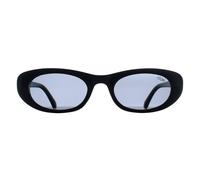 Atum Women's Oval Shiny Black Silver Smoke Noctis Atum Black One Size