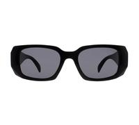 Atum Women's Rectangle Shiny Black Smoke Grey Nyx Atum Black One Size