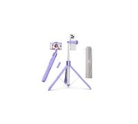 ATUMTEK 1.5m Selfie Stick Tripod with Bluetooth Remote - Extendable Phone Tripod, Storage Bag, 60in, Purple (ATSS052123056148144124099128127)
