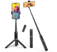 Atumtek Bluetooth Selfie Stick Tripod, 80 Cm Mini Extendable 3 In 1 Aluminum With Wireless Remote Stand 270 Rotation For Iphone