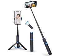 ATUMTEK Selfie Stick Tripod, 3in1 Extendable Aluminum Phone Tripod with Detac...
