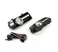 ATUMY Car Front & Radiator Grilles Car Grille 2x Fog Light 5 LED Front Bumper Grille DRL Lamp Fit For 99-04 VW Fit For Golf MK4 GTI TDI