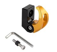 ATUMY Motorcycle GPS Navigation Bracket Motorcycle Accessories Suitable Fit For Yamaha Mt01 03 07 09 Mt10 Mt15 Modified Handlebar Pump Hook Helmet Storage Hook(GOLD)