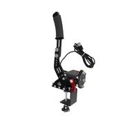 ATUMY Racing Game USB Handbrake SIM And Fixing Clamp Bracket For PS4/PS5 For Logitech G29 PC All Steering Wheel Available(Black)