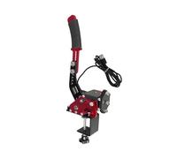 ATUMY Racing Game USB Handbrake SIM And Fixing Clamp Bracket For PS4/PS5 For Logitech G29 PC All Steering Wheel Available(Red)