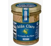 Atún Claro en Aceite de Oliva, Light Tuna in Olive Oil, Skinless Boneless Whole Fish, 195g pack de 2