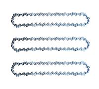 Atunee 3 x Chainsaw Chain 25 cm 1.1 mm 40TG for Einhell GC-LC 18/25 Li and GE-LC 18/25 Li Compatible with Husqvarna 436 Li, 536 Li, 536 LiXP