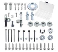Atunee Hardware Kit with Bar Nuts Screws Bolts Fits for Stihl MS250 MS170 MS180 Chainsaw Accessories
