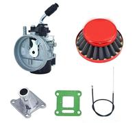 ATV 49cc Performance 19mm Carb Carburetor Air Filter Mainfold Assembly For 2-stroke 47cc 49 Cc Mini Pocket Bike