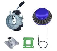 ATV 49cc Performance 19mm Carb Carburetor Air Filter Mainfold Assembly For 2-stroke 47cc 49 Cc Mini Pocket Bike
