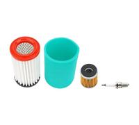 ATV Air Filter Kit with Spark and Oil Filter for Yamaha 250cc/400cc Models - Compatible with YFM250X & YFM400F (1999-2000)