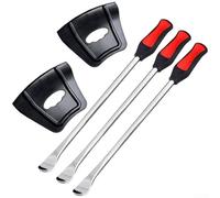Atv And Motorcycle Rim Protector Tool Set, Abs Wheel Guard For Safe Tire Changing On Bikes, Red And Black Options(B)