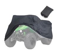 ATV Cover, Heavy Duty Quad Protector, Waterproof UV Shield, Interactive Anti Static Material, All Weather Design, Ideal for Outdoor Storage, Garage Parking, Trailer Transport 86.61 x 38.58 x 41.73