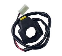 ATV Dit Bike Motorcycle Handlebar Switch Motorbike Power Ignition Start Button With Square Cannula Connector Button Momentary Push Switch Motorcycle On/off Power Switchs Engine