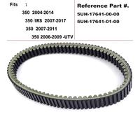 ATV Drive Belt CVT Clutch V-Belt Compatible With Bruin 350 350 IRS Kodiak 350 YFM350A FWA Wolverine 350 Fits Ref 5UH-17641-01-00