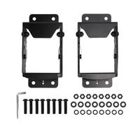 ATV Foot Rest, Metal ATV Passenger Foot Rest Rear Passenger Foot Peg with Installation Accessories for Polaris Sportsman Scrambler