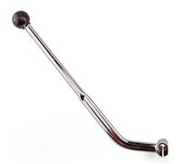 ATV Gear Shift Lever for Senior Citizen Vehicles Manual Shifting Control for Off Road Use Beach Buggies and DIY Vehicles (Silver, 410mm Long)