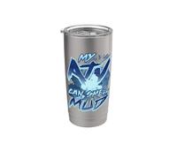 ATV Humor Mudding My ATV Can Smell Mud Off Roading 4x4 Stainless Steel Insulated Tumbler