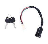 ATV Ignition Switch with Key 4 Wire Ignition Switch with 2 Keys Replacement for PIT Quad Dirt Bike ATV Electric Scooter