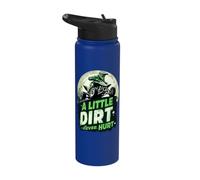 ATV & Quad, 4 Wheeler | A Little Dirt Never Hurt | Boy, Men Stainless Steel Insulated Water Bottle