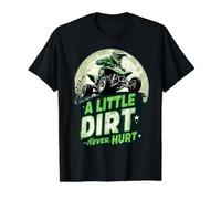 ATV & Quad, 4 Wheeler | A Little Dirt Never Hurt | Boy, Men Value Graphic T-Shirt, Men, Black, S