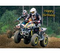 ATV Quad Bike Birthday Card