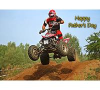 ATV Quad Bike Fathers Day Card