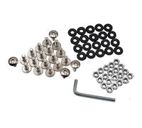 ATV Quad Plastic Body Fender Set of 6mm M6X16 20 - Bolt, Washer, Nut Kit 50cc 70cc 90cc 110cc 125cc 150cc 200cc 250cc