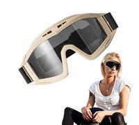 Atv Ski Goggles - Anti-Scratch Eye Protection Goggles,Anti-Wind Dustproof Motorcycle Glasses, Dustproof Racing Goggles Professional Motorcycle Motocross Goggles for Outdoor Sports
