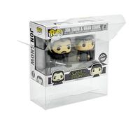 ATV Store Premium Pop Vinyl Display Box Cases DOUBLE SET Protectors UV 0.50mm Thickness (X2 IN A PACK) FIGURE NOT INCLUDED