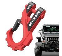 ATV Winch Hook - Heavy Steel Lock Clip, Cable Connector | Off Road Recovery Design, Towing Safety Theme, Coat Handle Detail