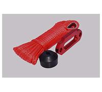 ATV Winch Line 6mm x 15m Synthetic Plasma Rope with Winch Stopper - Heavy-Duty Cable for Off-Road Vehicles, UTV, and ATV