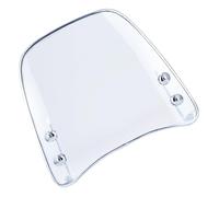 ATV Windshield - Universal Adjustable Motorcycle, Windshield Extension Transparent, Wind Deflector for Bike, | Clip-On Spoiler and Windscreen Protection for Motorbikes and Scooters