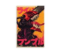 ATVIOB Chainsaw Man Posters Aesthetic Canvas Wall Art Print Home Decor for Bedroom Living Room12x18inch(30x45cm) Unframe-style