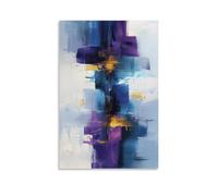 ATVIOB Manhattan Blue Posters Aesthetic Canvas Wall Art Print Home Decor for Bedroom Living Room08x12inch(20x30cm) Unframe-style