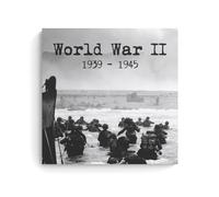 ATVIOR Black And White Photos Of World War II, Veterans Taking Group Photos (9) Posters Canvas Aesthetic Wall Art Modern Home Decor for Bedroom Living Room 12x12inch(30x30cm) Unframe-style