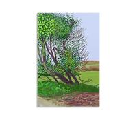 ATVIOR David Hockney Painting Prints Retro Posters Canvas Aesthetic Wall Art Modern Home Decor for Bedroom Living Room 24x36inch(60x90cm) Unframe-style