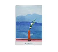 ATVIOR David Hockney Painting Prints Retro Posters Canvas Aesthetic Wall Art Modern Home Decor for Bedroom Living Room 24x36inch(60x90cm) Unframe-style