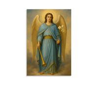 ATVIOR Saint Michael The Archangel Religious Art Posters Canvas Aesthetic Wall Art Modern Home Decor for Bedroom Living Room 20x30inch(50x75cm) Unframe-style