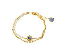 ATVIOT Classic Eight Pointed Star Sea God Bracelet, Double Layered And Exquisite, Niche, Light Luxury Palace Style Bracelet(2pcs)