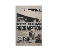 ATVIOX Red Dead Poster Redemption 2 Posters Canvas Print Aesthetic Wall Art Modern Home Decor for Bedroom Living Room 12x18inch(30x45cm) Unframe-style