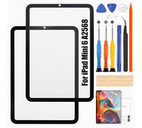 Atwist for iPad Mini 6 (6th Generation) 2021 Replacement Screen - for iPad Mini 6 Glass Sensor for iPad Mini6 8.3 Inch A2568 Replacement Panel Repair Parts Kit Black (Not LCD and Touch Screen)