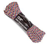Atwood Rope MFG 550 Paracord 100 Feet 7-Strand Core Nylon Parachute Cord Outside Survival Gear Made in USA | Lanyards, Bracelets, Handle Wraps, Keychain (Summit)