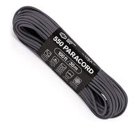 Atwood Rope MFG 550 Paracord 100 Feet 7-Strand Core Parachute Cord (Graphite)