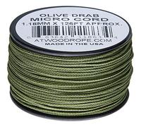 Atwood Rope MFG Micro Cord 125ft Olive Drab