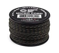 Atwood Rope MFG Micro Utility Cord 1.18mm X 125ft Reusable Spool | Tactical Nylon/Polyester Fishing Gear, Jewelry Making, Camping Accessories (Woodland)