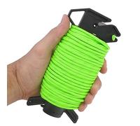 Atwood Rope MFG Ready Rope™ Reflective 550 Paracord 100 Feet 7-String Core Nylon Parachute Cord Outside Survival Gear Made in USA | Lanyards, Bracelets, Handle Wraps, Keychain (Neon Green)